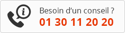 Besoin d'un conseil ? 01 30 11 20 25